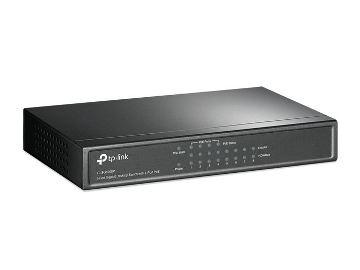 TP-Link TL-SG1008P Switch Gigabit de 8 puertos con 4 puertos PoE